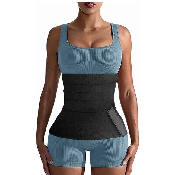 dumoyi waist trimmer Bandage Wrap Tummy Control Waist  Back support 3 3/4 width - Picture 1 of 12